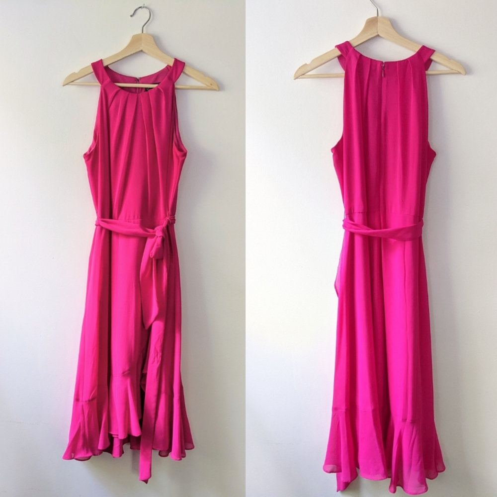 Hot Pink Jessica Howard Summer Party Dress